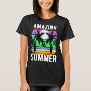 Vintage Surfer Retro Surfen Strand Sommerurlaub T-Shirt
