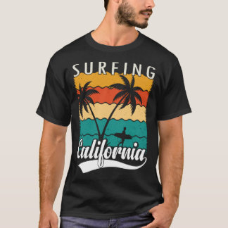 Vintage Surfer Retro Surfing Beach Summer Vacation T-Shirt