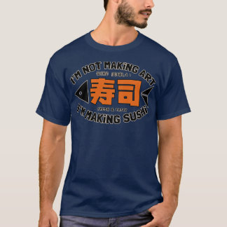 Vintage Sushi-Schild frisch und lecker T-Shirt