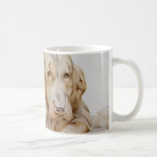 Vintage Süße Bloodhounds, Welpenhunde von EJ Detmo Tasse