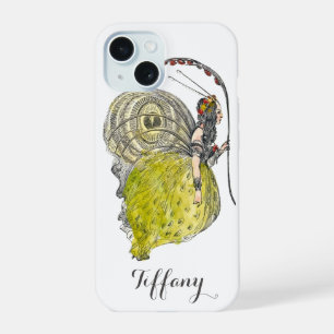 Vintage Süße Fantasy Schmetterlingsfee mit Flügeln iPhone 15 Hülle