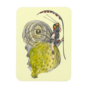 Vintage Süße Fantasy Schmetterlingsfee mit Flügeln Magnet