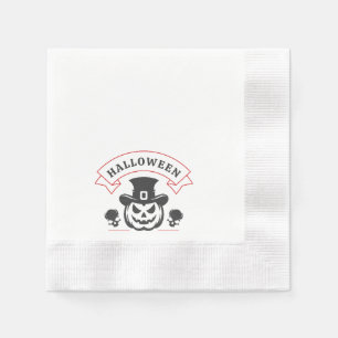 Vintage Süße Geist-Kürbis-Halloween-Papier-Serviet Serviette
