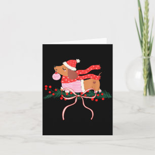 Vintage Süßer Dachshund Weihnachten Wiener Hund Li Karte