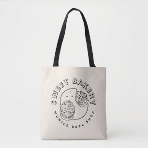 Vintage Süßigkeiten-Bäckerei-Logo
