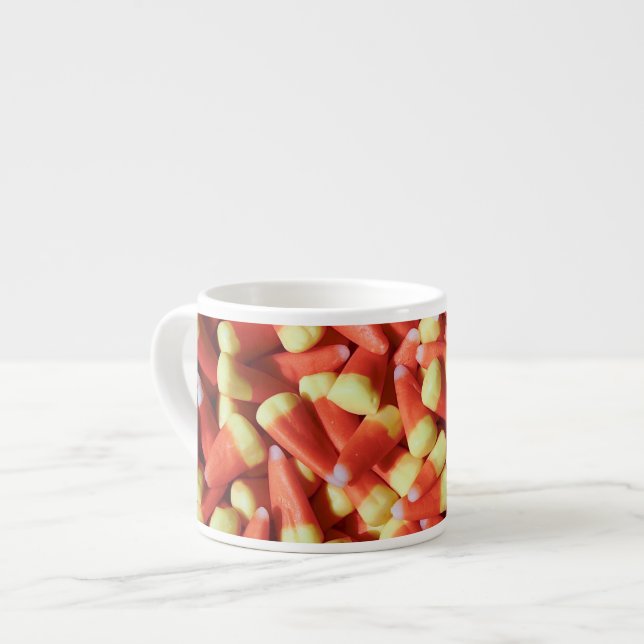 Vintage Süßigkeiten in alten Süßwarenläden Espressotasse (Vorderseite Links)