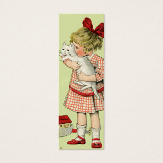 Vintage Sweet Girl-Geschenkmarke oder Liebe