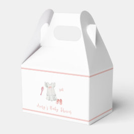 Vintage Sweet Pink Girl Outfit Kinderdusche Geschenkschachtel