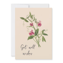 Vintage Sweetpea-Blume werden gut