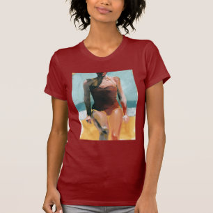 Vintage Swim - Rotes Badeanzug T-Shirt