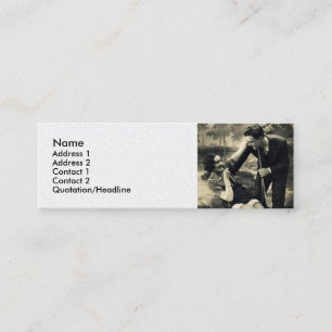 Vintage Swing Calling Card Telefonnummerkarte