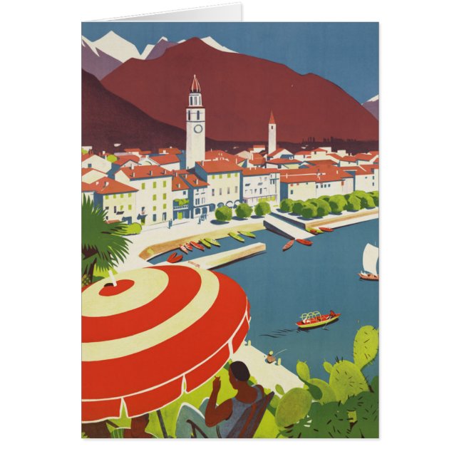 Vintage Switzerland Travel Advert Art (Vorne)