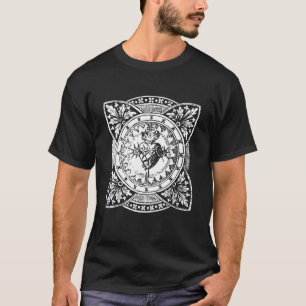 Vintage Symbol Heiliges Herz Jesu Traditionell C T-Shirt