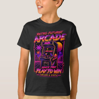 Vintage Synthwave Play To Win Gaming-Shirt T-Shirt
