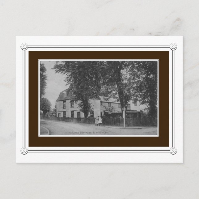 Vintage Szene - Finchley, London Postkarte (Vorderseite)