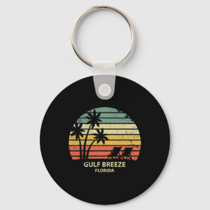 Vintage-T-Shirt aus Florida Gulf Breeze Beach, coo Schlüsselanhänger