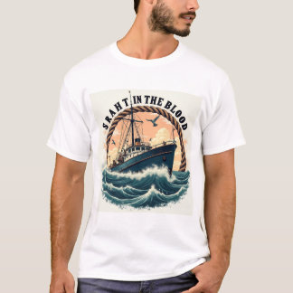 Vintage-T-Shirt der Bruderschaft der Tiefsee-Hafen T-Shirt