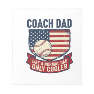 Vintage-T-Shirt-Design für patriotischen Baseball- Notizblock