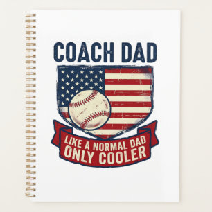 Vintage-T-Shirt-Design mit patriotischem Baseball- Planer