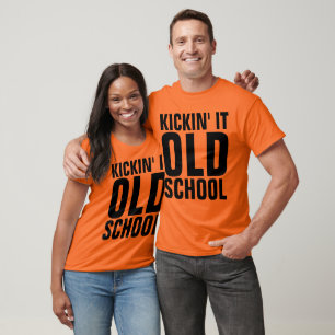Vintage T - Shirt, KICKIN'IT ALTE SCHULE T-Shirts