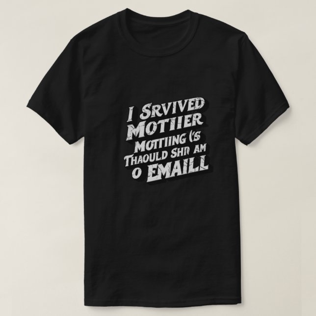 Vintage T-Shirt Lustig (Design vorne)