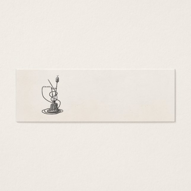 Vintage Tabakpfeifen und Hookah Alte Illustration (Vorderseite)