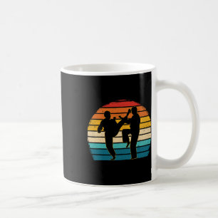 Vintage Taekwondo Koreanische Kampfsportarten Kick Kaffeetasse