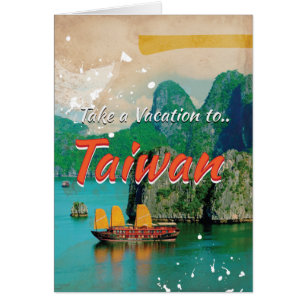 Vintage Taiwan-Reiseposter