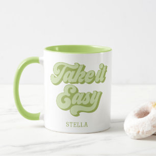 Vintage Take It Easy Retro-Stil Tasse