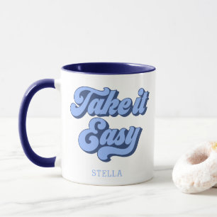 Vintage Take It Easy Retro-Stil Tasse