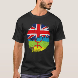 Vintage Tamazight mit britischen Flaggen-Wurzeln A T-Shirt