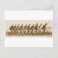 Vintage Tandem-Fahrrad für mehrere Personen altes