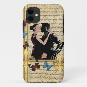 Vintage Tango-Tänzer. iPhone 11 Hülle