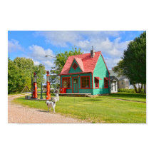 Vintage Tankstelle, Red Oak II, Missouri
