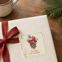 Vintage-Tannenzapfen-Aquarell-Weihnachtsgeschenkan