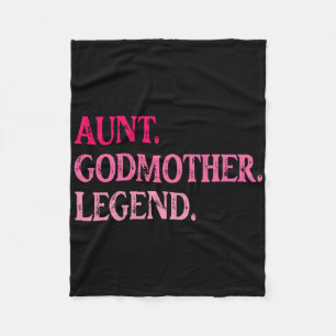 Vintage Tante Godmutter Legende Funny Tanttie Mütt Fleecedecke