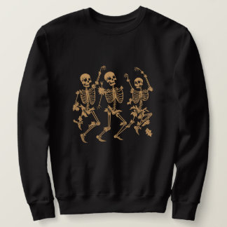 Vintage tanzende Skelette Sweatshirt