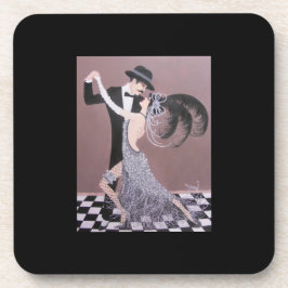 Vintage Tänzer/stark PlastikUntersetzer Getränkeuntersetzer