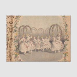 Vintage Tänzerkollektion Seidenpapier