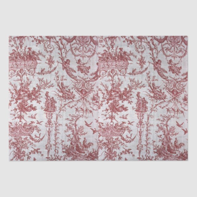 Vintage Tapete Seidenpapier (Vorderseite)