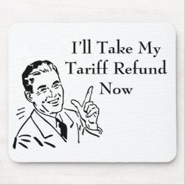 Vintage Tariff Refund Check Mousepad