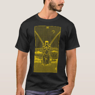 VINTAGE TAROTKARTE SCHWERTER ZWEI T-Shirt