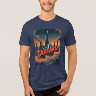 Vintage Tartaria Verschwörung Retro Tri-Blend Shirt