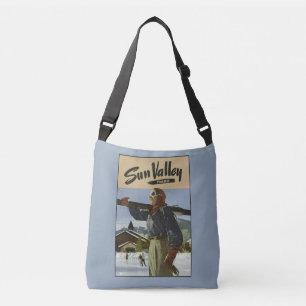 Vintage-Taschen aus Sun Valley Idaho USA Tragetaschen Mit Langen Trägern