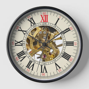 Vintage-Taschenuhr-Design-Wanduhr Uhr