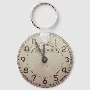 Vintage Taschenuhr Schlüsselanhänger