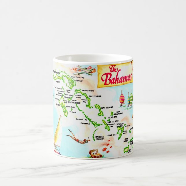 Vintage Tasse der Bahama-Inseln (Mittel)
