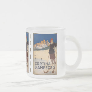 Vintage Tasse für die Alpen