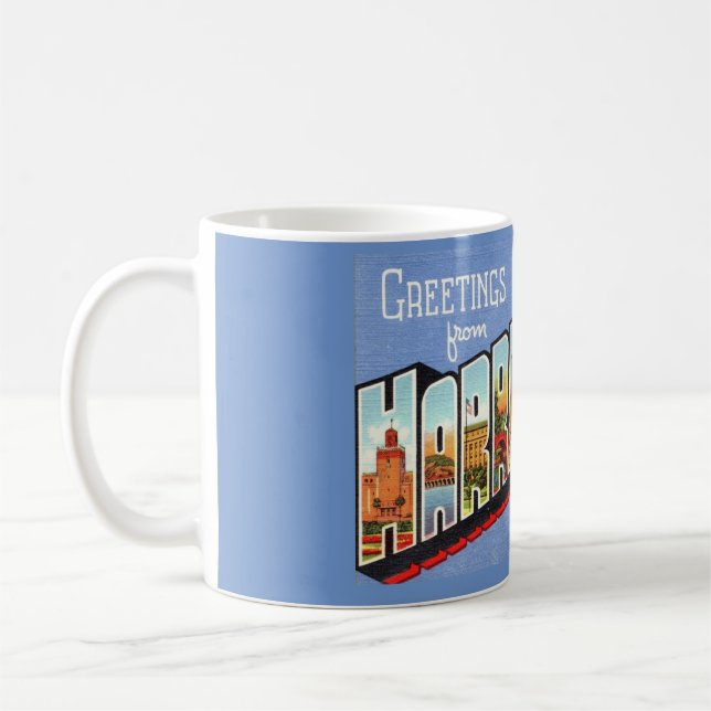 Vintage Tasse Harrisburg (Links)