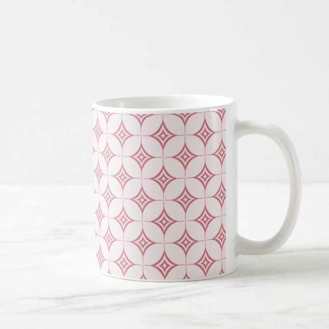 Vintage Tasse, pinkfarben Tasse (Rechts)